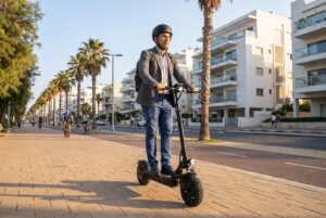 קורקינט חשמלי מומלץ של קורטז בנסיעה בעיר